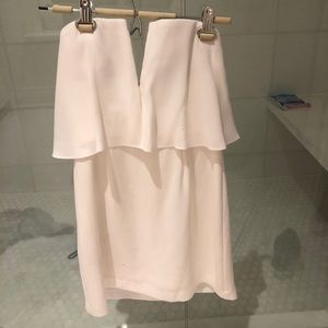 BCBG white mini dress